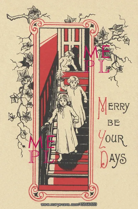 : Edwardian Christmas Card : Edwardian Christmas Card