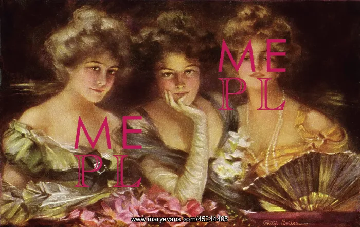: Edwardian girls at the opera : Edwardian girls at the opera