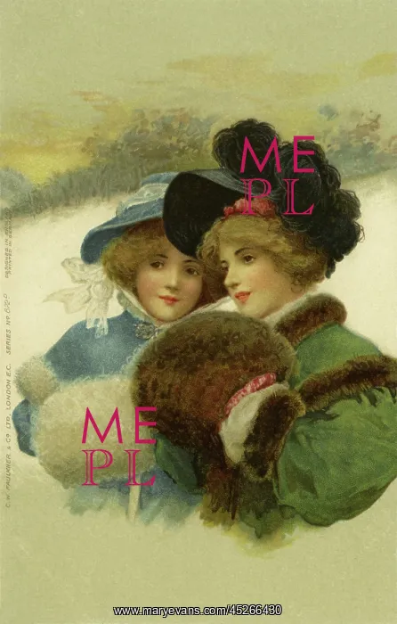  : Edwardian ladies in winter