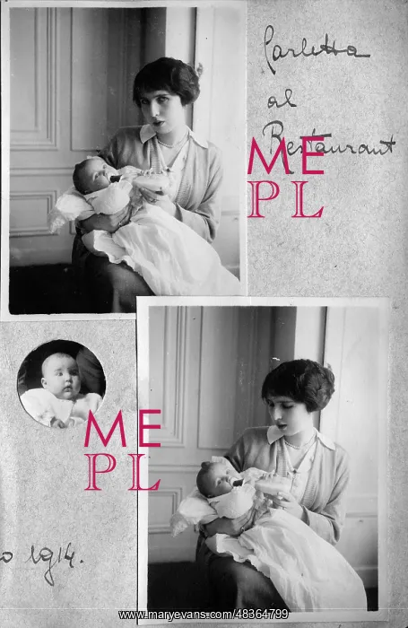  : Edwardian mother and baby