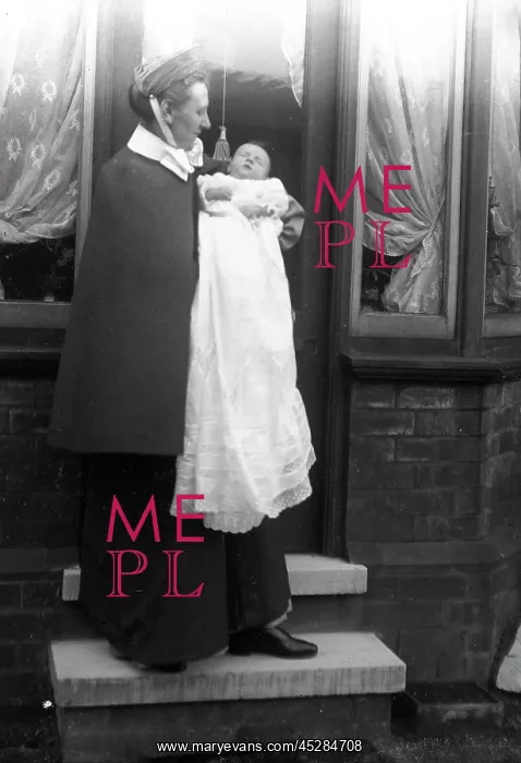 : Edwardian nurse and child : Edwardian nurse and child