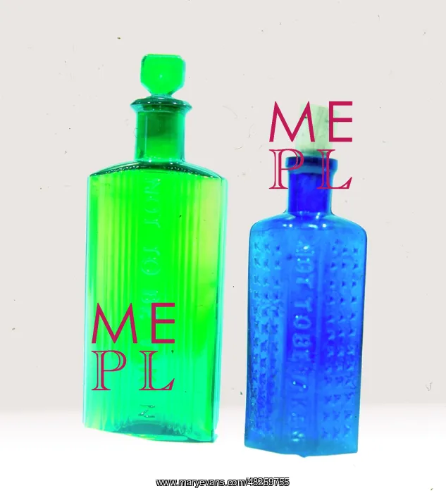  : Edwardian poison bottles