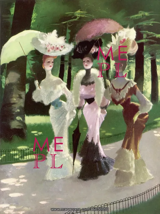 : An Edwardian Scene in the Park : An Edwardian Scene in the Park