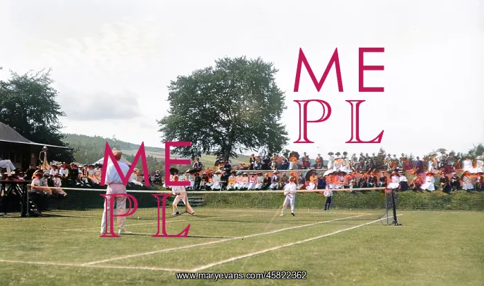  : Edwardian tennis match