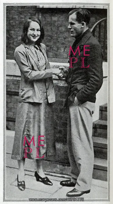 : Edwin John and sister : Edwin John and sister
