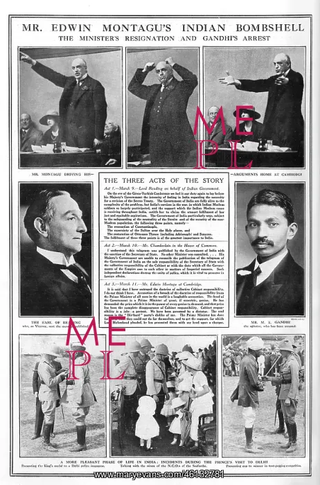  : Edwin Montagu and Gandhi