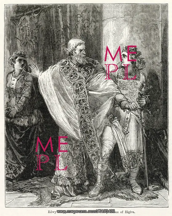: Edwy Dragged by Dunstan from the Presence of Elgiva : Edwy Dragged by Dunstan from the Presence of Elgiva