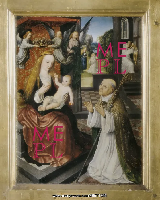 : Eeckele, Jan van. The Lactation of Saint Bernard : Eeckele, Jan van. The Lactation of Saint Bernard