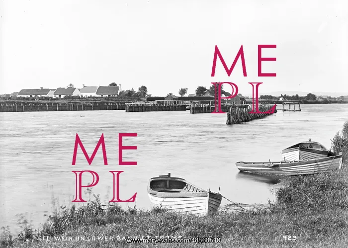 : Eel Weir on Lower Bann at Toome : Eel Weir on Lower Bann at Toome