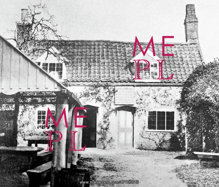 : The Eel's Foot Pub, Ormesby, Norfolk Broads in the 1920s : The Eel's Foot Pub, Ormesby, Norfolk Broads in the 1920s