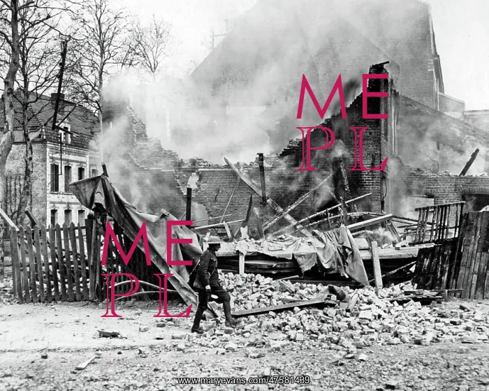 : Effect of high explosive shell, Western Front, WW1 : Effect of high explosive shell, Western Front, WW1