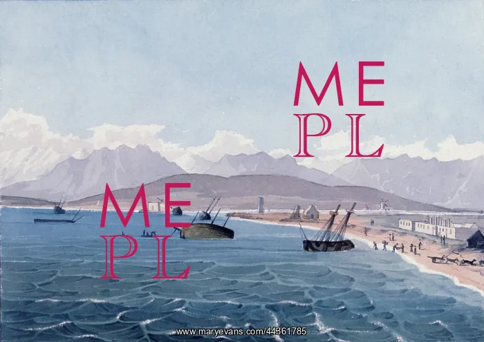 : Effects of the Gale in Table Bay, July 1831 : Effects of the Gale in Table Bay, July 1831