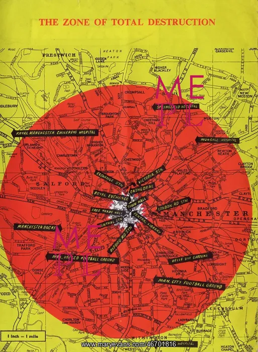 : The Effects of a Hydrogen Bomb dropped on Manchester : The Effects of a Hydrogen Bomb dropped on Manchester