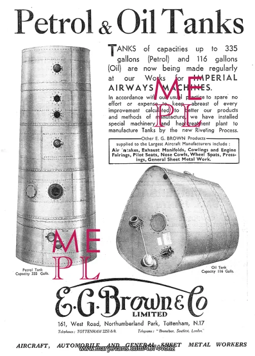 : E.G.Brown. Aircraft Sheet Metal & Presswork : E.G.Brown. Aircraft Sheet Metal & Presswork