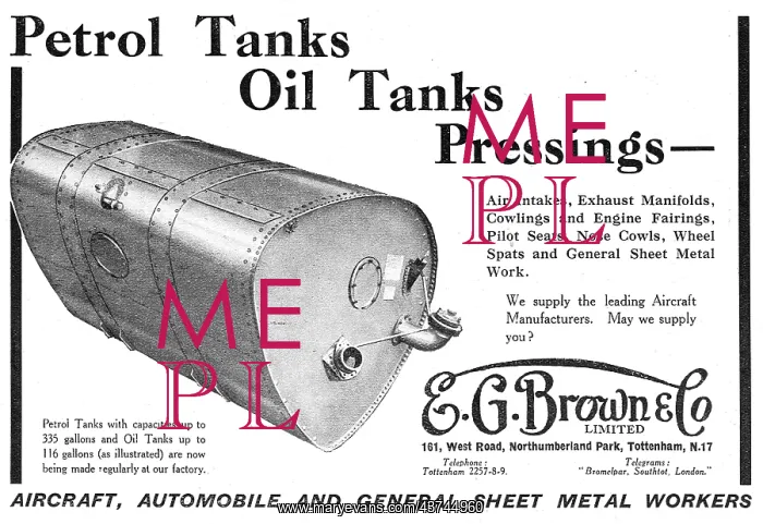 : E.G.Brown. Aircraft Sheet Metal & Presswork : E.G.Brown. Aircraft Sheet Metal & Presswork