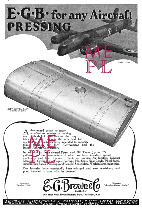 : E.G.Brown. Aircraft Sheet Metal & Presswork : E.G.Brown. Aircraft Sheet Metal & Presswork
