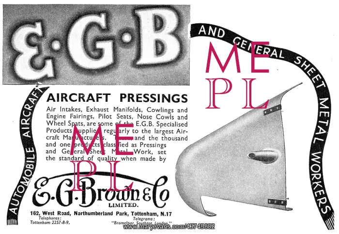 : E.G.Brown. Aircraft Sheet Metal & Presswork : E.G.Brown. Aircraft Sheet Metal & Presswork