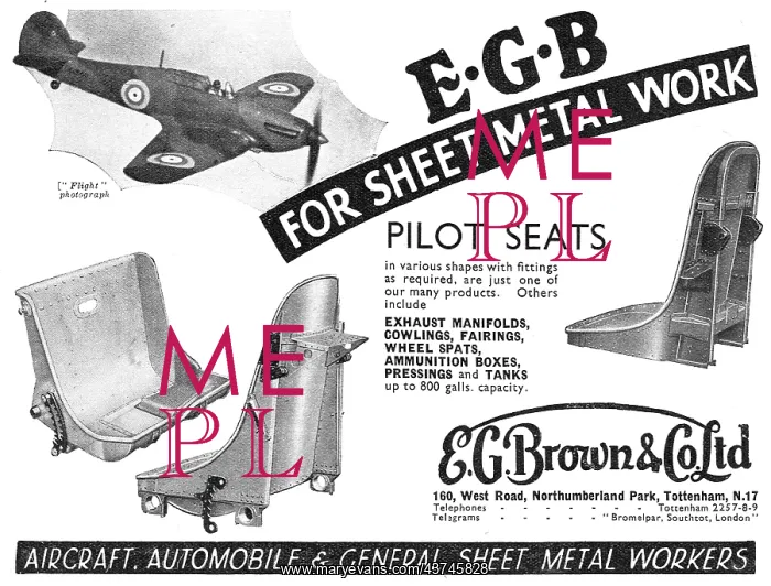 : E.G.Brown Aircraft Sheet Metal Work : E.G.Brown Aircraft Sheet Metal Work