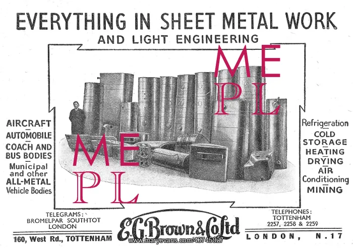 : E.G.Brown Aviation Sheet Metal Work & Fabrications : E.G.Brown Aviation Sheet Metal Work & Fabrications