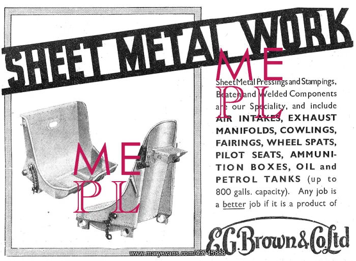 : E.G.Brown Presswork & Sheet Metal Work : E.G.Brown Presswork & Sheet Metal Work