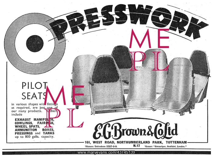 : E.G.Brown - Sheet Metal & Presswork For : E.G.Brown - Sheet Metal & Presswork For