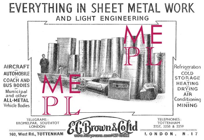 : E.G.Brown Sheet Metal Work & Light Engineering : E.G.Brown Sheet Metal Work & Light Engineering