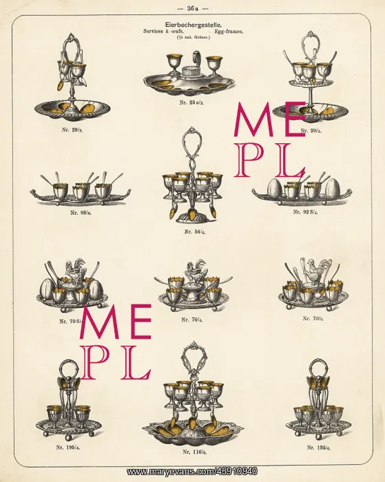: Egg cups and egg frames : Egg cups and egg frames