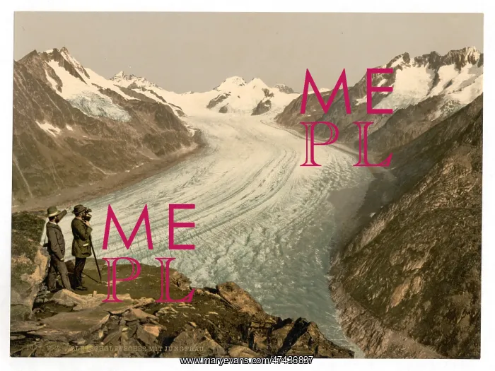 : Eggishorn, Grand Aletsch Glacier, with Jungfrau, Monch and E : Eggishorn, Grand Aletsch Glacier, with Jungfrau, Monch and E
