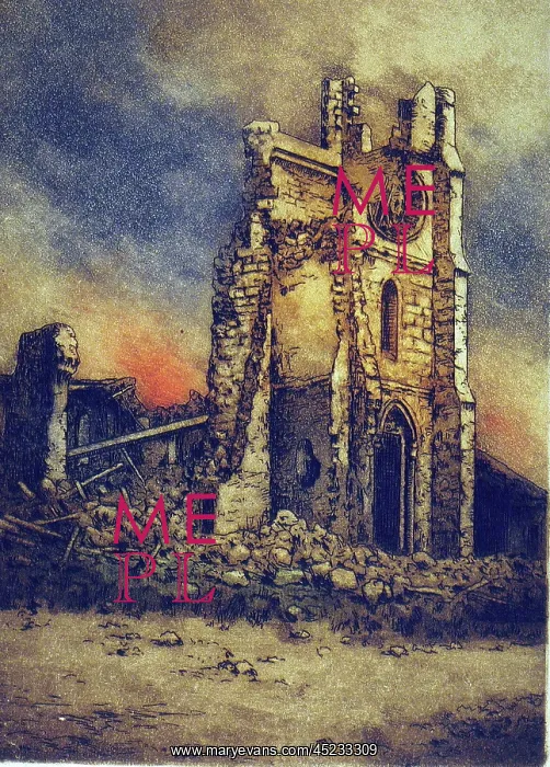 : Eglise de Xivray, Meuse, WW1 : Eglise de Xivray, Meuse, WW1