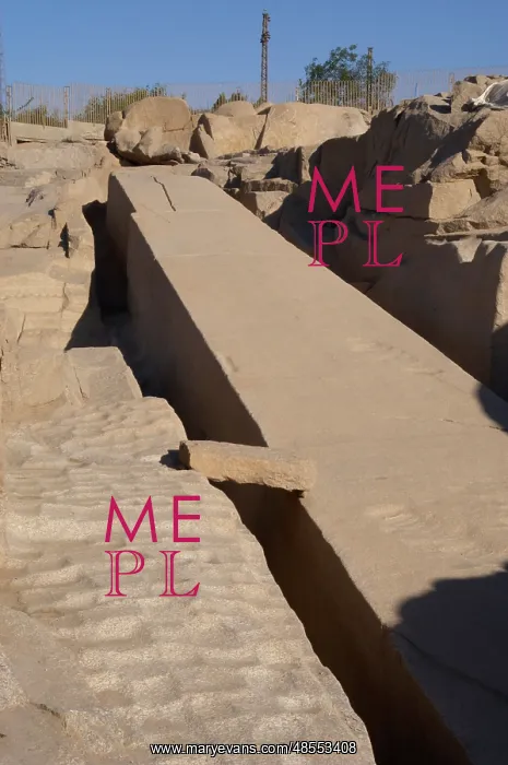 : Egypt. Aswan. The unfinished obelisk : Egypt. Aswan. The unfinished obelisk