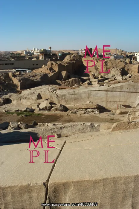 : Egypt. Aswan. The unfinished obelisk : Egypt. Aswan. The unfinished obelisk