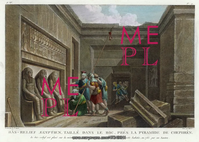 : EGYPT / BAS RELIEF / CHEPREN : EGYPT / BAS RELIEF / CHEPREN