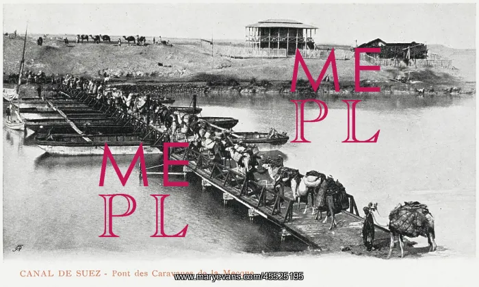 : Egypt - Bridge for Mecca-bound caravan trains : Egypt - Bridge for Mecca-bound caravan trains