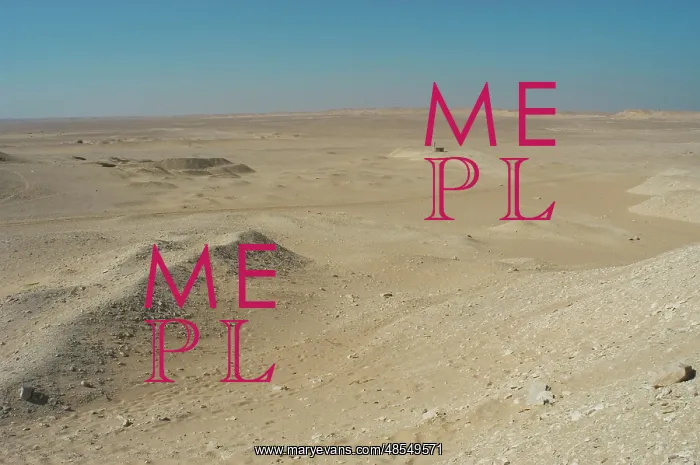  : Egypt. Landscape around Saqqara