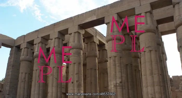  : Egypt. Luxor Temple. Hypostyle Hall