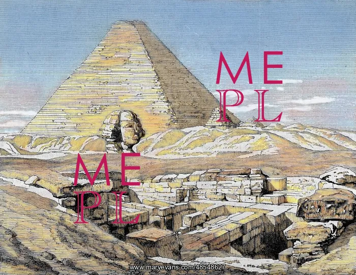  : Egypt. Pyramids and Sphinx