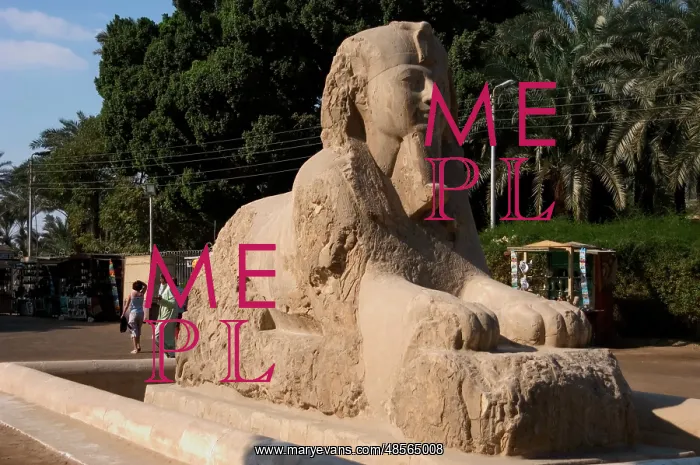 : Egypt. Sphinx of Memphis. Alabaster : Egypt. Sphinx of Memphis. Alabaster