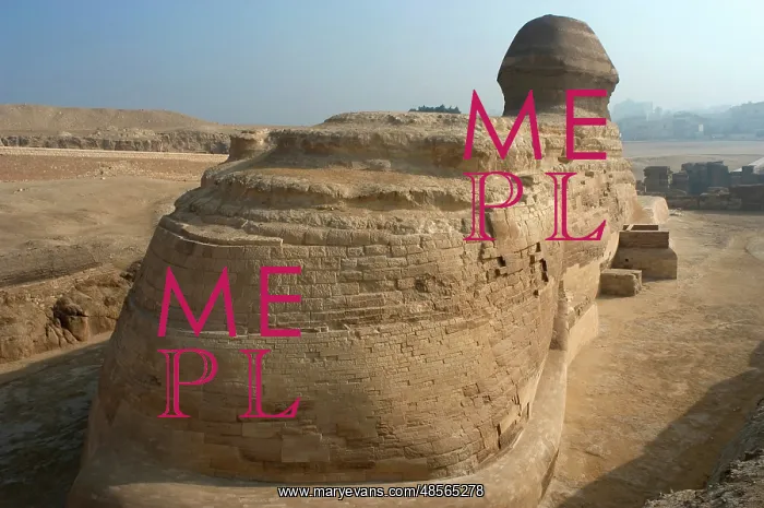 : Egypt. Spinx of Giza. Back : Egypt. Spinx of Giza. Back