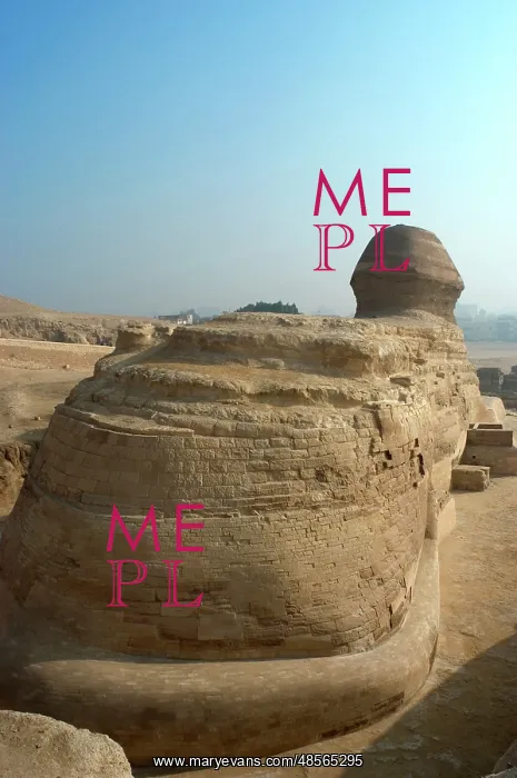: Egypt. Spinx of Giza. Back : Egypt. Spinx of Giza. Back