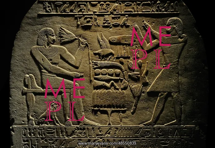 : Egypt. Stele of General Intef (Antef). Detail. Carlsberg Gly : Egypt. Stele of General Intef (Antef). Detail. Carlsberg Gly
