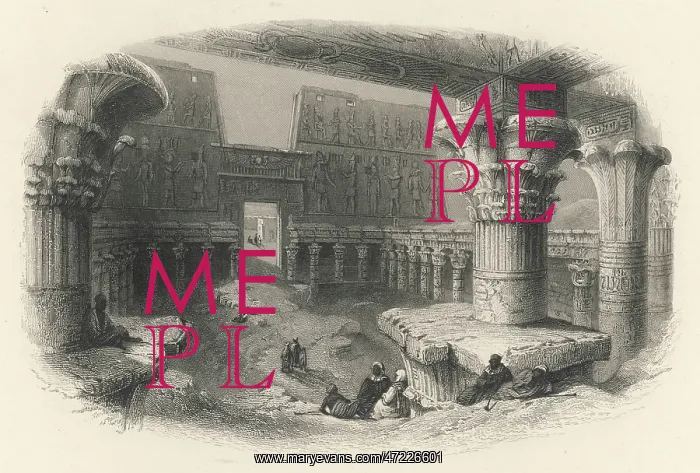 : EGYPT / TEMPLE AT EDFU : EGYPT / TEMPLE AT EDFU