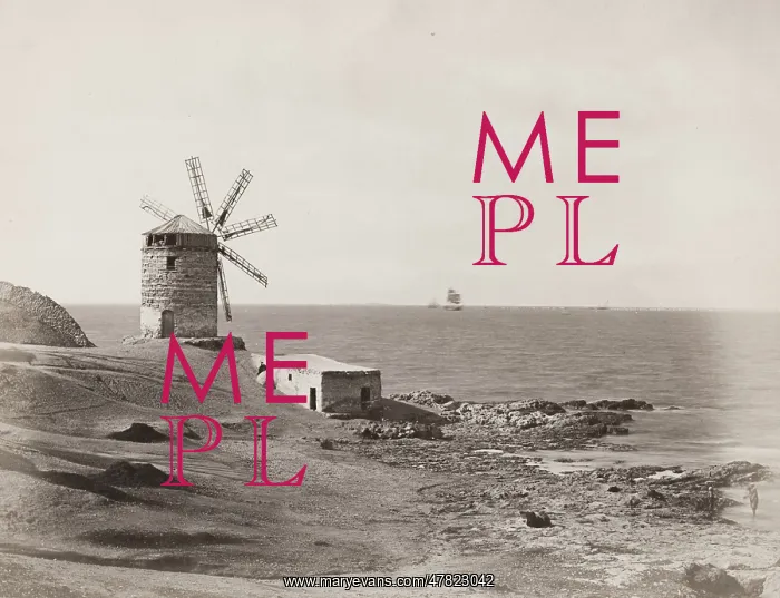  : Egypt, windmill on a shore