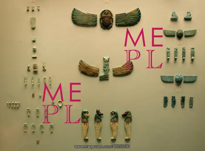 : Egyptian amulets : Egyptian amulets