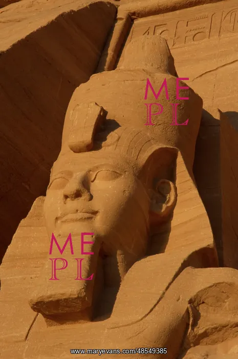: Egyptian art. Great Temple of Ramses II. Colossal statues de : Egyptian art. Great Temple of Ramses II. Colossal statues de