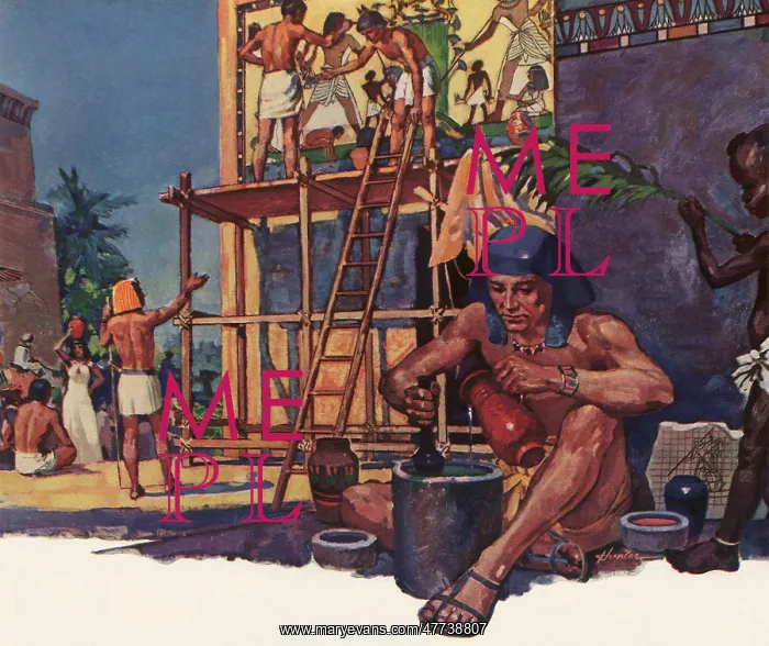  : Egyptian Mixing Paint