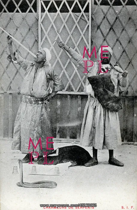  : Two Egyptian Snake Charmers