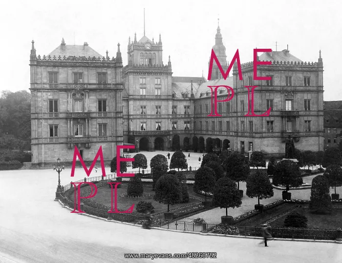 : Ehrenburg Castle in Coburg, 1906 : Ehrenburg Castle in Coburg, 1906