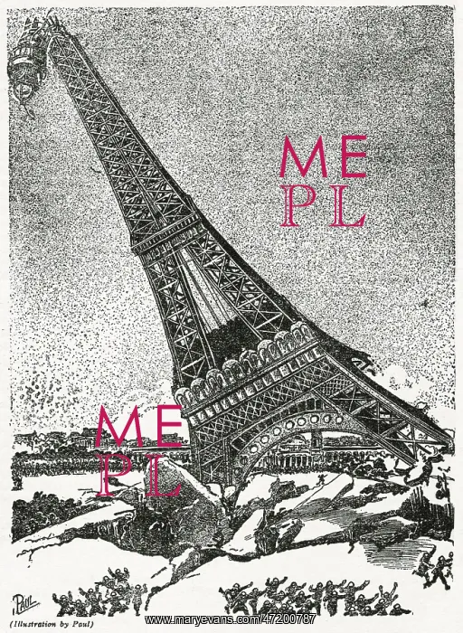 : EIFFEL TOWER DESTROYED : EIFFEL TOWER DESTROYED