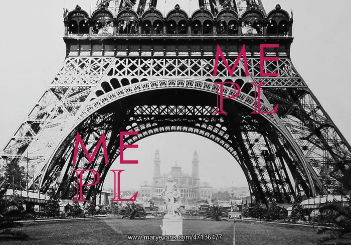  : Eiffel Tower, Exposition Universelle, Paris, France