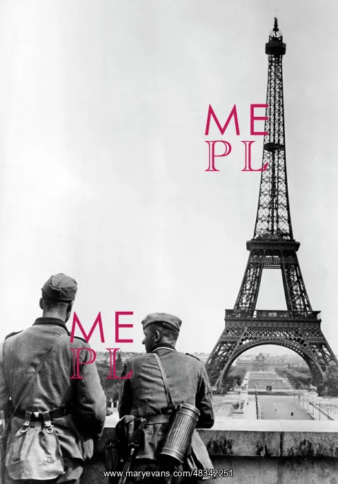 : The Eiffel Tower in Paris, 1940 : The Eiffel Tower in Paris, 1940